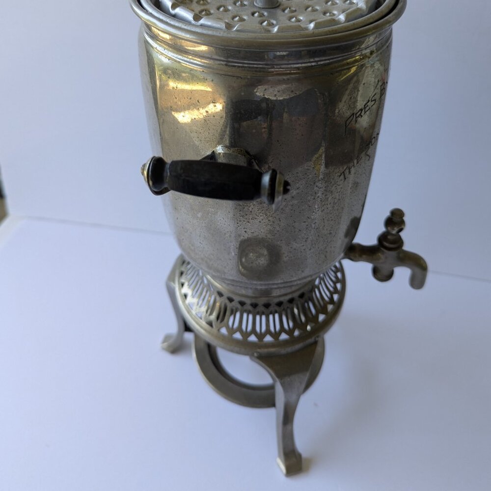 Antique Coffee Percolator Somech Noflen Ladies Association Hebrew 1921 - Picture 11 of 16